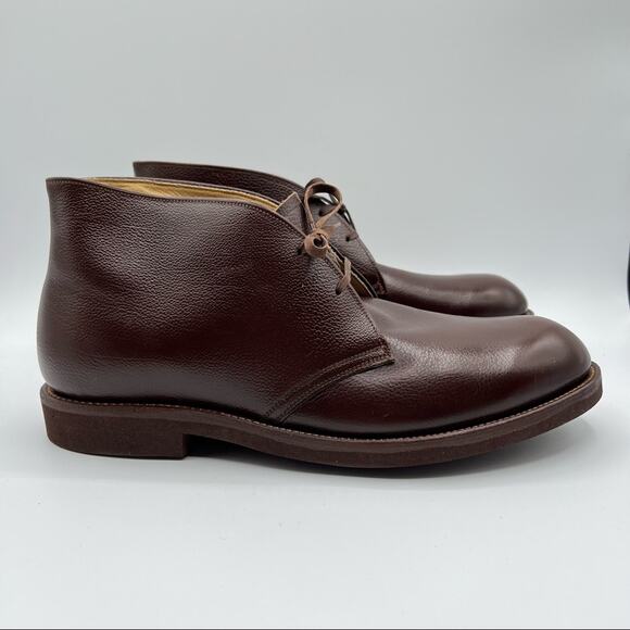 Wetherhold & Metzger Allentown Reading Leather Brown Vintage Boots Men’s 7.5 main image 8